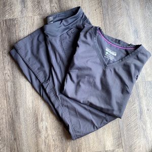 Purple Label Yoga scrub set